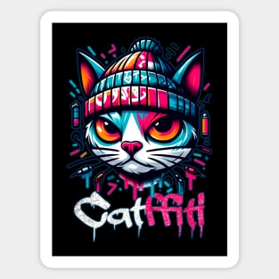 Funny Cat Graffiti - Catfitti Sticker